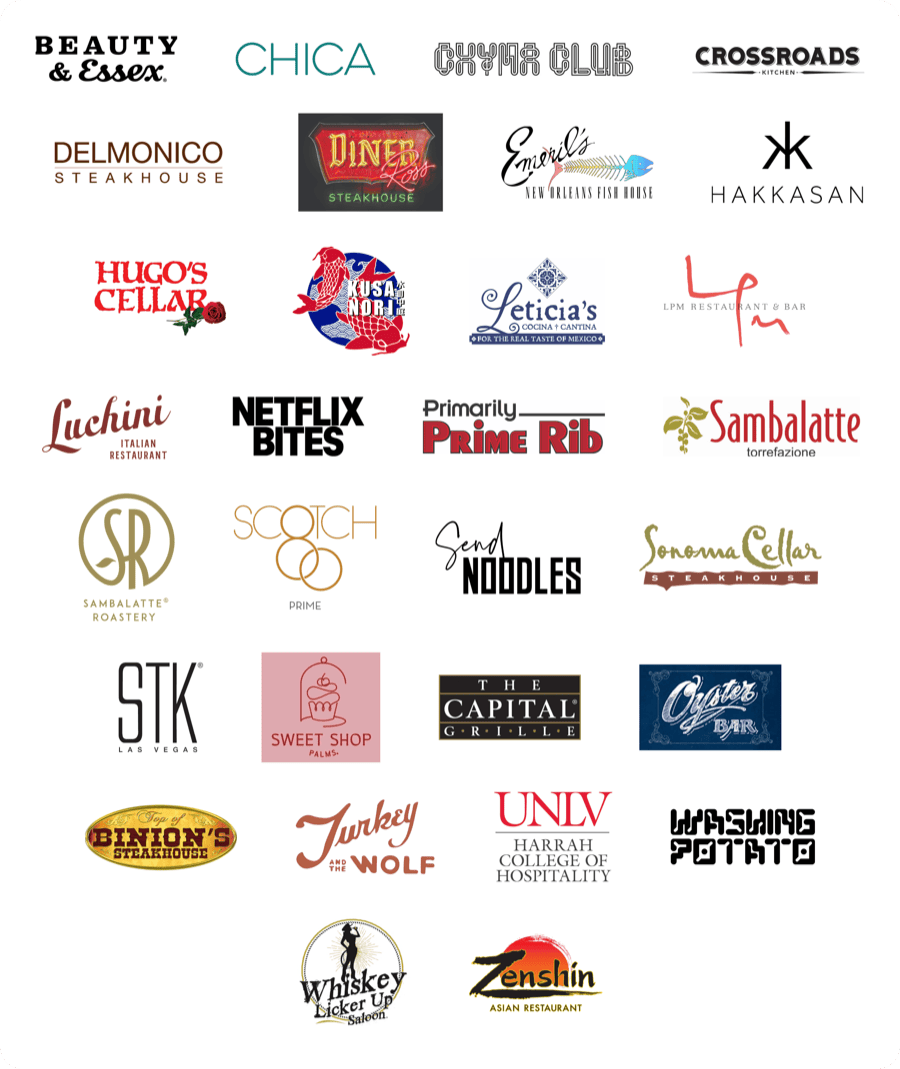 M.E.N.U.S. 2025 Participating Restaurants logos
