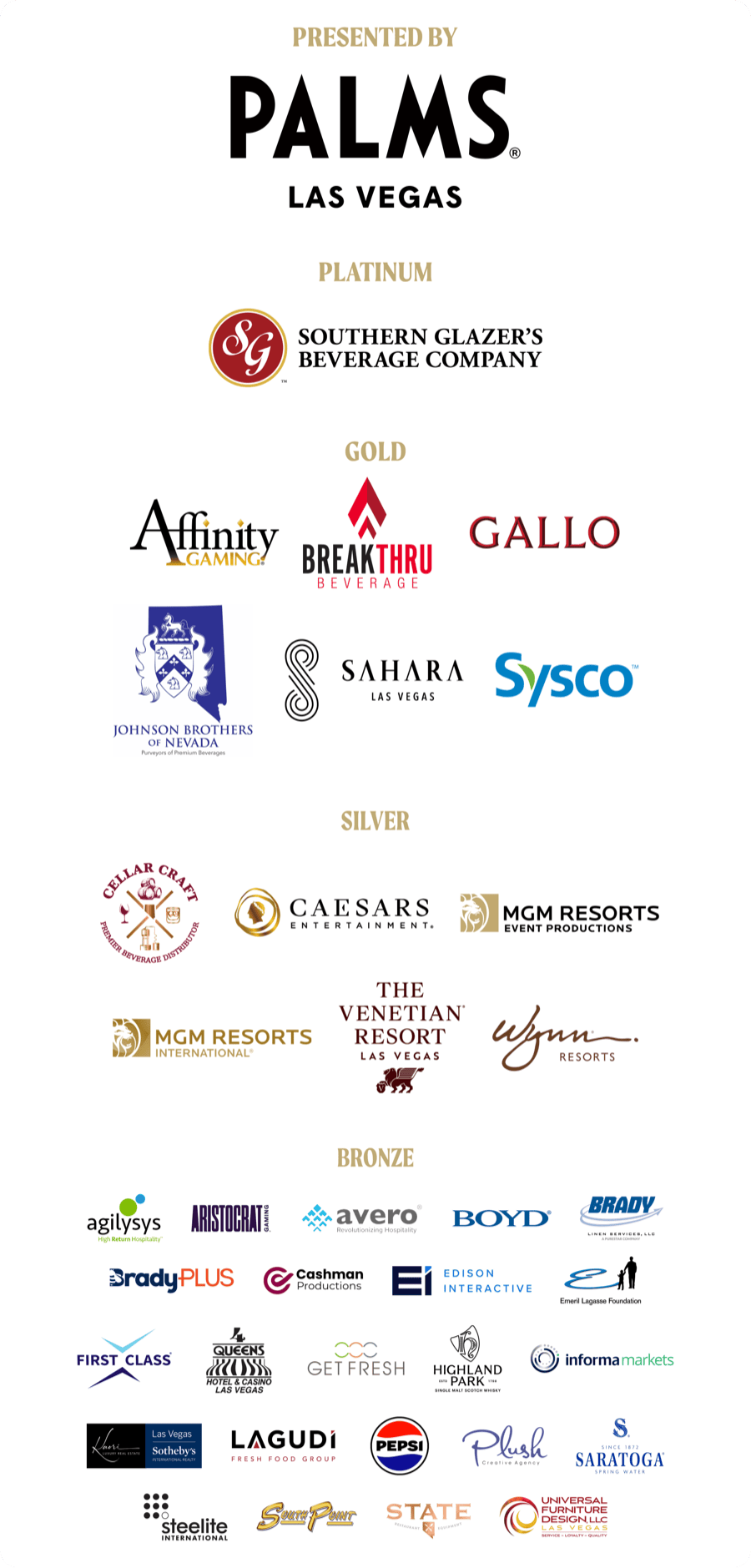 M.E.N.U.S. 2025 Sponsors logos